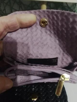 Monederos Piel efecto trenzado The Genuine leather