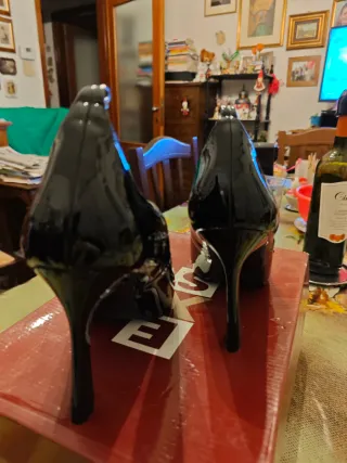 Scarpe tacco alto vernice nere