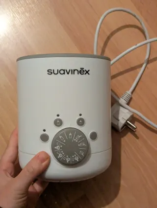 Calienta biberones Suavinex blanco