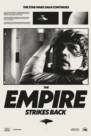 Póster Cine Star Wars: El Imperio Contraataca