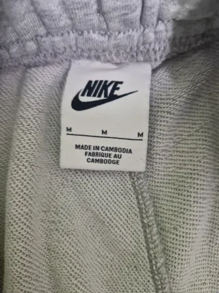Pantalón Corto Chándal Nike Gris Talla M