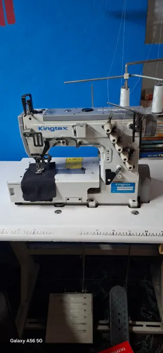 Maquina de coser recubridora Industrial Kingtex