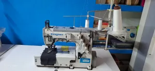 Maquina de coser recubridora Industrial Kingtex