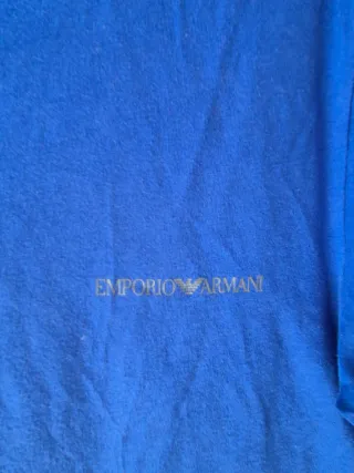 Camisa Emporio Armani Azul Talla S