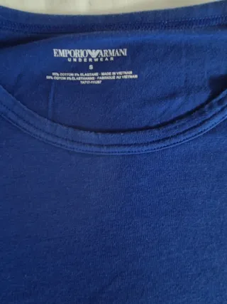 Camisa Emporio Armani Azul Talla S