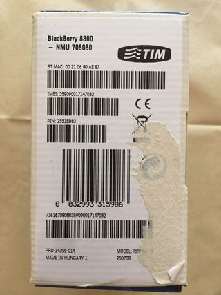 BlackBerry 8300 Silver - Non funzionante