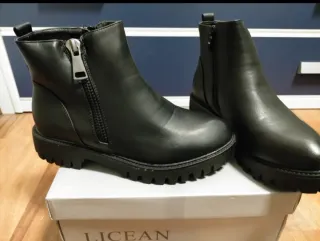 Botines negros t.36 nuevos