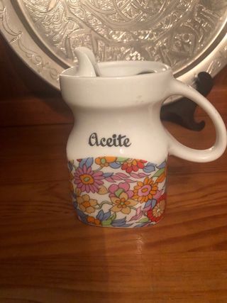 Aceiteras Cerámica Florales