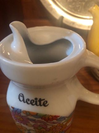 Aceiteras Cerámica Florales