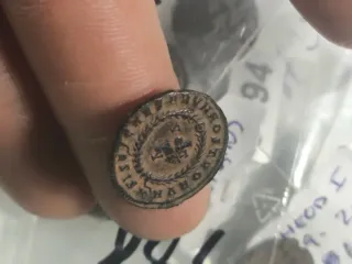 Moneda Romana Follis Constantino II