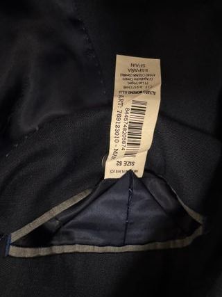 Americana de caballero azul