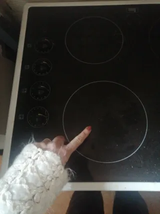 Placa vitrocerámica 4 fuegos