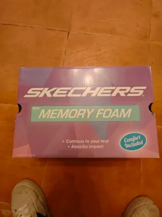 Zapatillas Skechers Negras Mujer