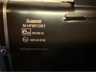 Escape Akrapovic Slip-On Titanium BMW F 850 GS