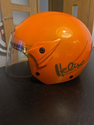 Casco Junior NZI Helix Naranja.