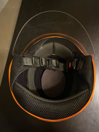 Casco Junior NZI Helix Naranja.