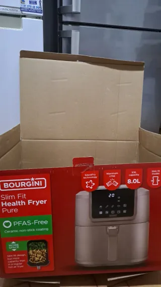 Freidora de Aire - Air fryer 8 Litros BOURGINI