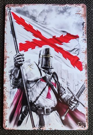 Chapa Caballero Cruz de Borgoña