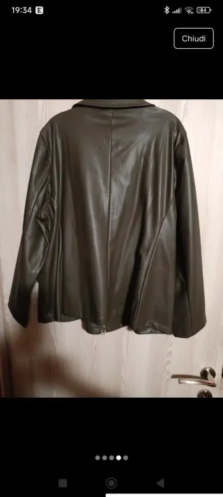 Giubbotto similpelle Caterina Lancini taglia 56