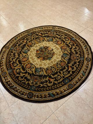 Alfombra de pasillo geométrica