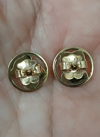 Pendientes Tous Osito Nácar Vermeil