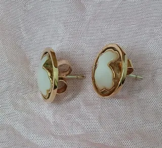 Pendientes Tous Osito Nácar Vermeil