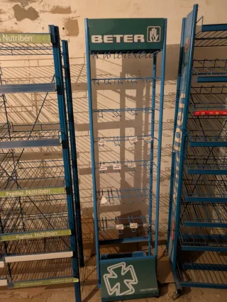 Estanterías metálicas azules 175cm