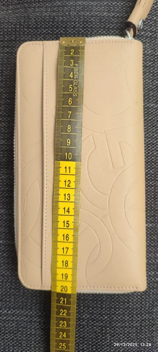 Cartera monedero color beige Beige