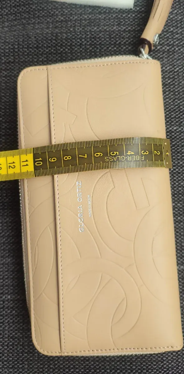 Cartera monedero color beige Beige