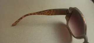 Occhiali da sole da donna marroni con stampa, confezione da 2