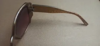 Occhiali da sole da donna marroni con stampa, confezione da 2