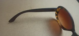 Occhiali da sole da donna marroni con stampa, confezione da 2