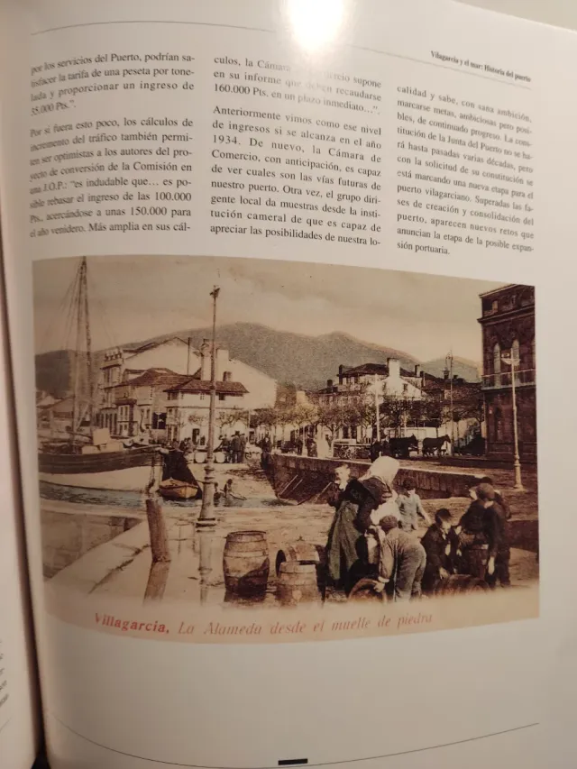Vilagarcía y el mar