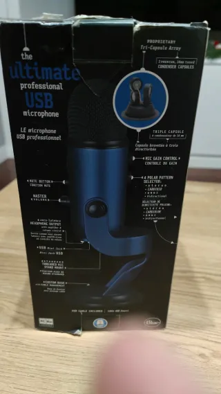 Micrófono Blue Yeti USB Profesional