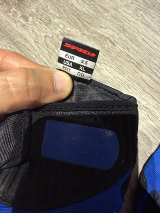 Guantes originales Vespa Azules ,Talla 9.5