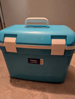 Nevera portátil azul 25L