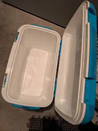 Nevera portátil azul 25L