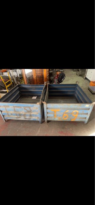 Contenedor metálico / Cestón industrial