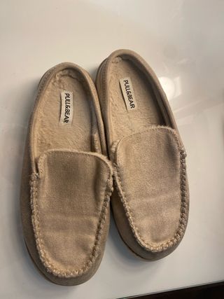 Zuecos Pull&Bear camel