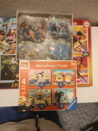 Set 5 puzzles infantiles