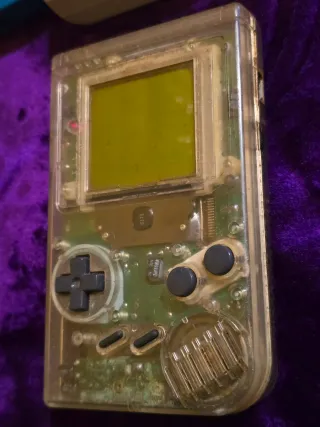 Game Boy Clásica Transparente "piezas"