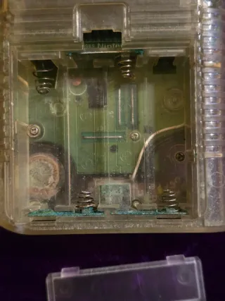 Game Boy Clásica Transparente "piezas"