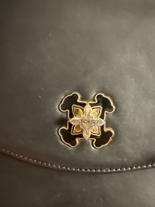 Bolso Tous Negro Auténtico Liz mediano