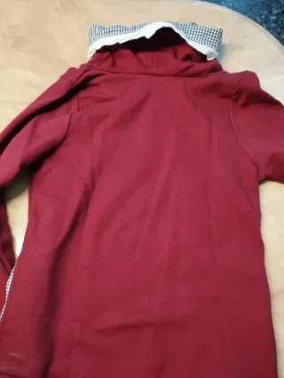 Sudadera Shoko Shop Roja/Granate Cuello Alto