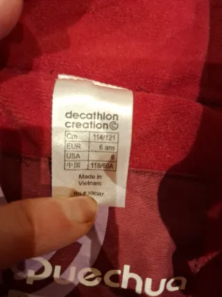 Pantalón de esquí para niño con tirantes