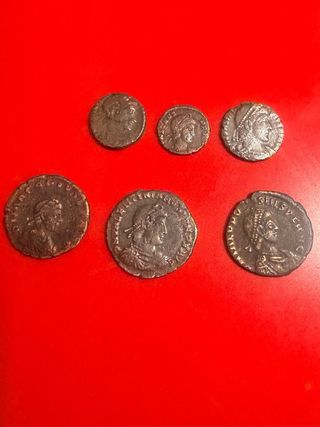 Lote monedas antiguas romanas