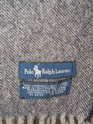 Bufanda Polo Ralph Lauren Unisex. IMPECABLE