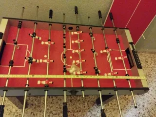 Mesa de futbolín robusta 4 en 1