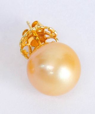 Set Perlas South Sea Doradas GIA 14.98–16.39 mm