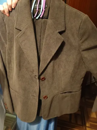 Traje de chaqueta de pana